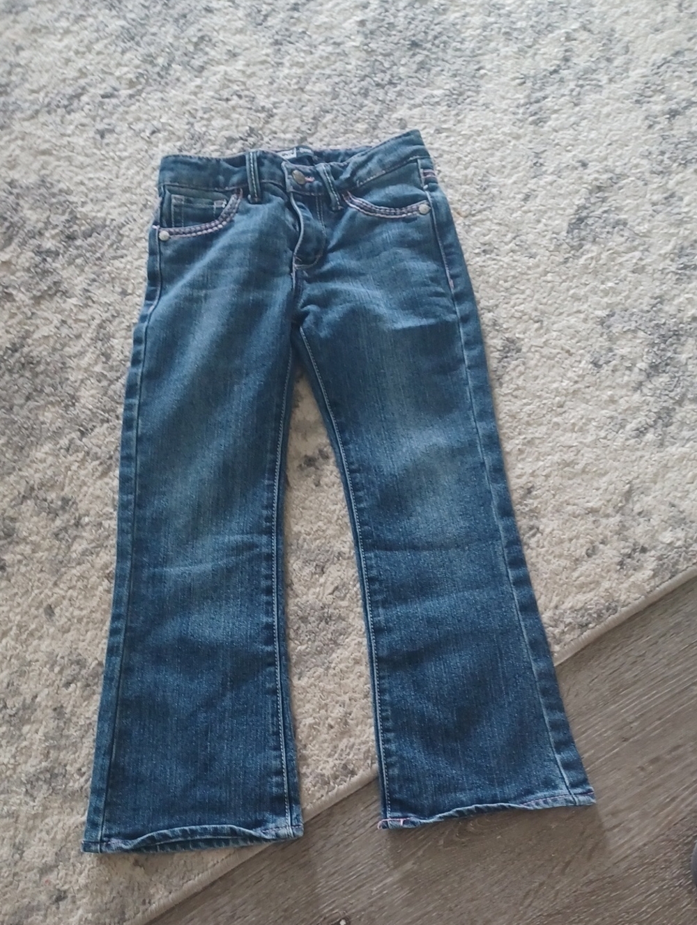 Levi's Girls' Dark Blue Flare Jeans